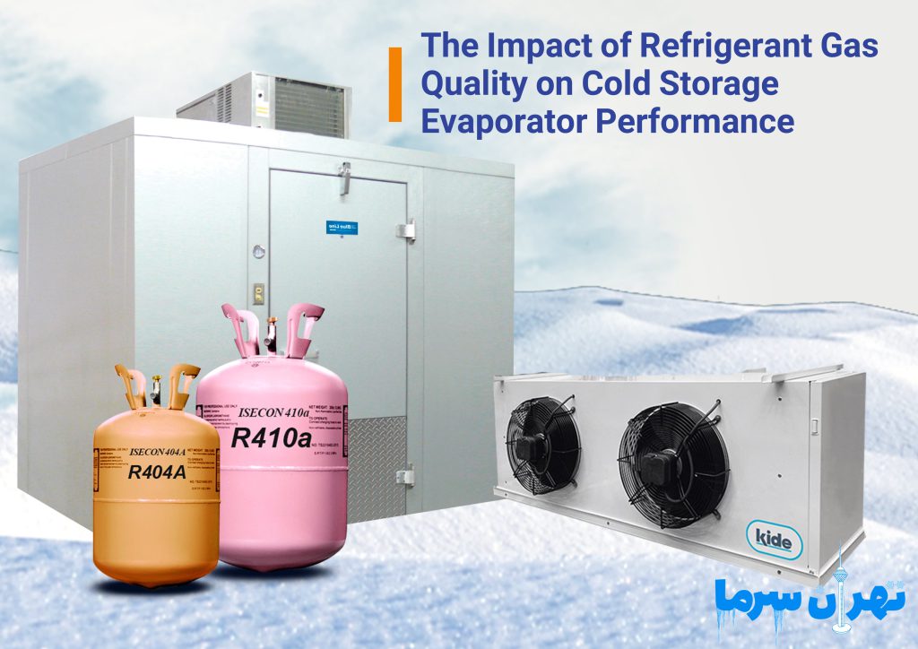 The Impact of Refrigerant Gas Quality on Cold Storage Evaporator Performance