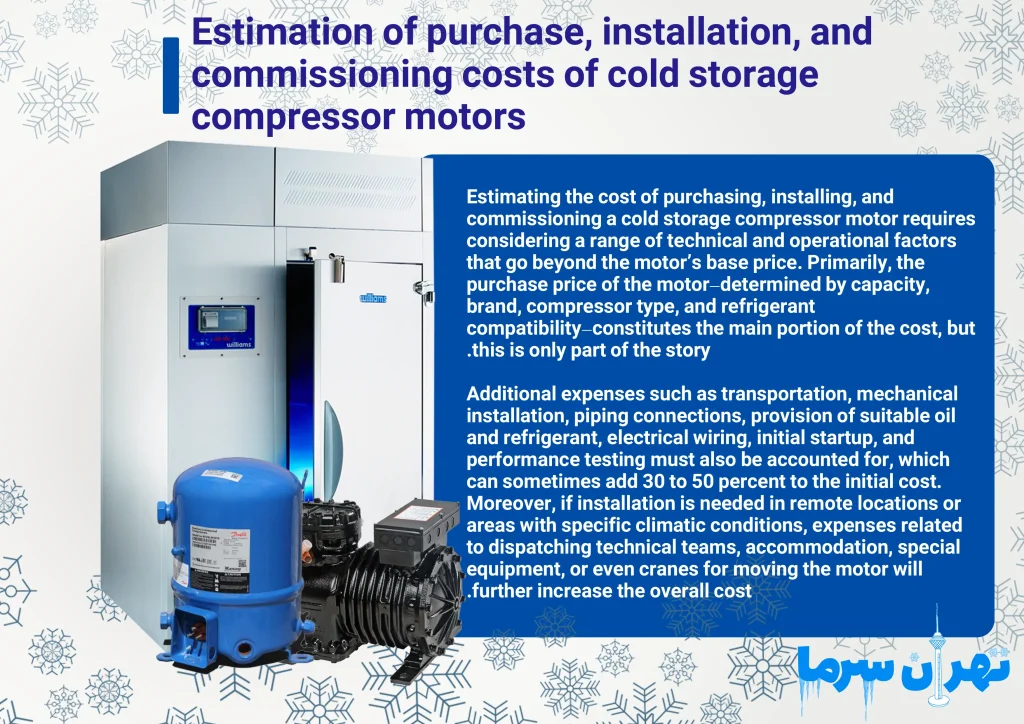 Estimating the Cost of Purchasing, Installing, and Commissioning a Cold Storage Motor