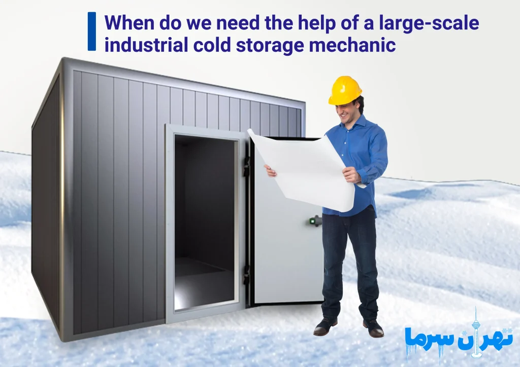 Large-Scale Industrial Cold Storage Mechanic