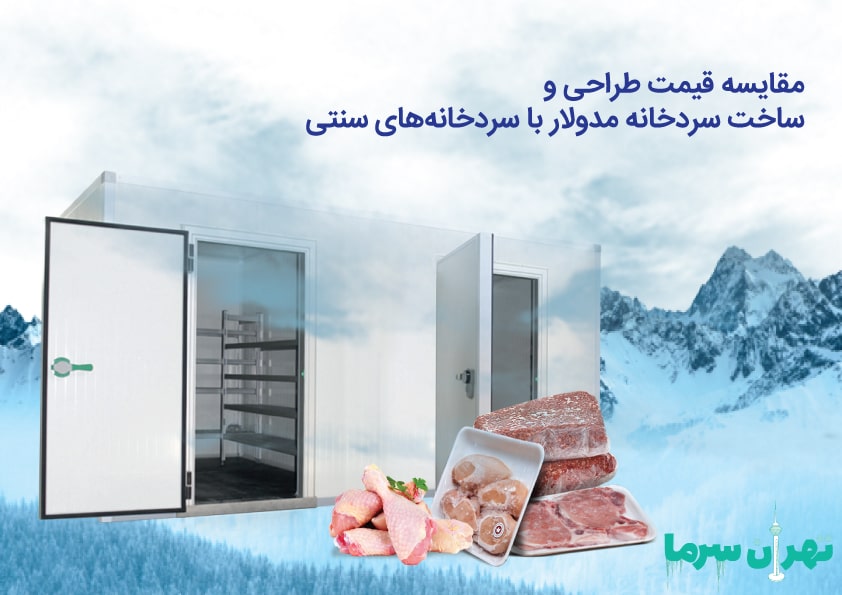 بررسی قیمت طراحی و ساخت سردخانه