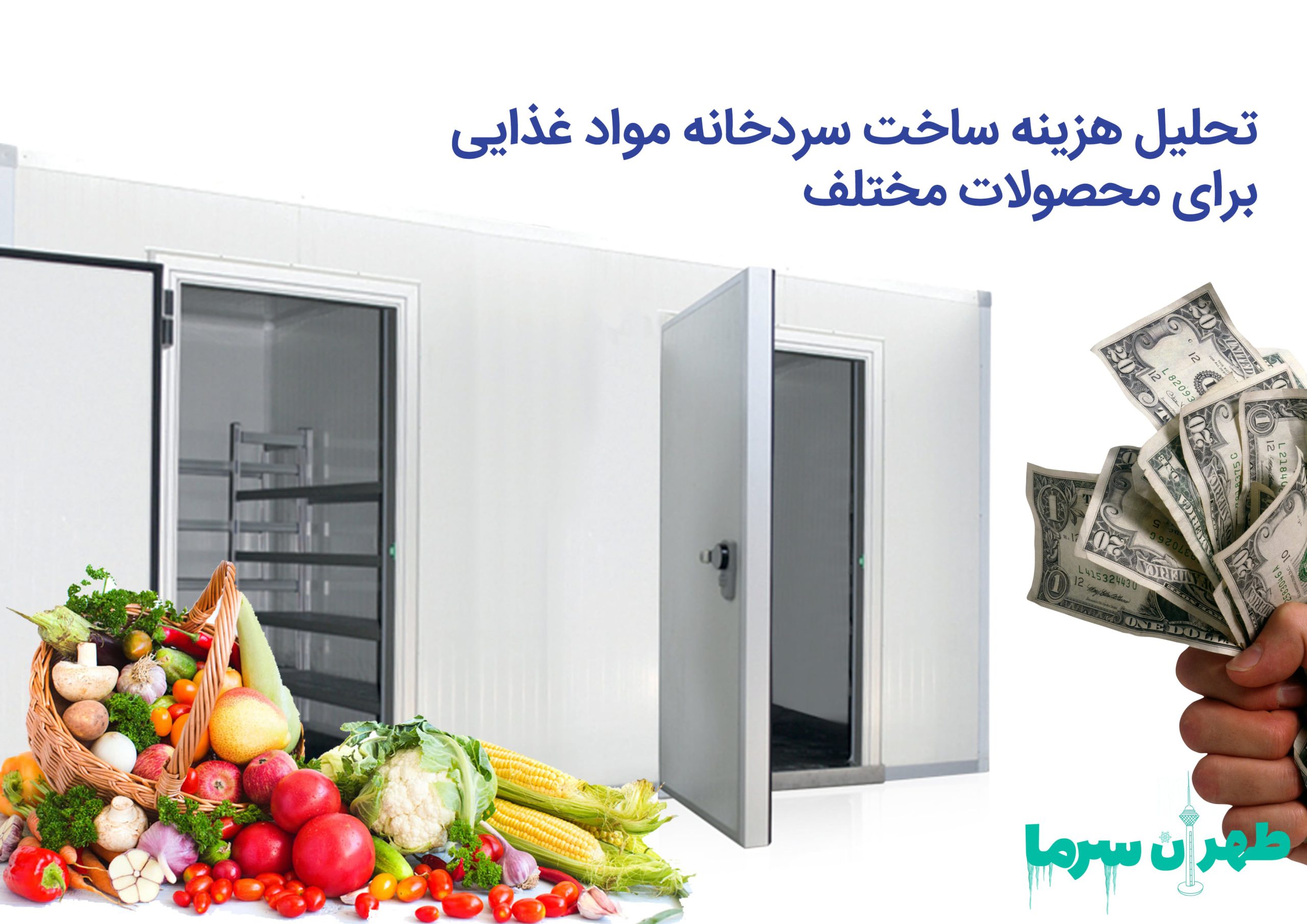 هزینه ساخت سردخانه مواد غذایی برای محصولات مختلف