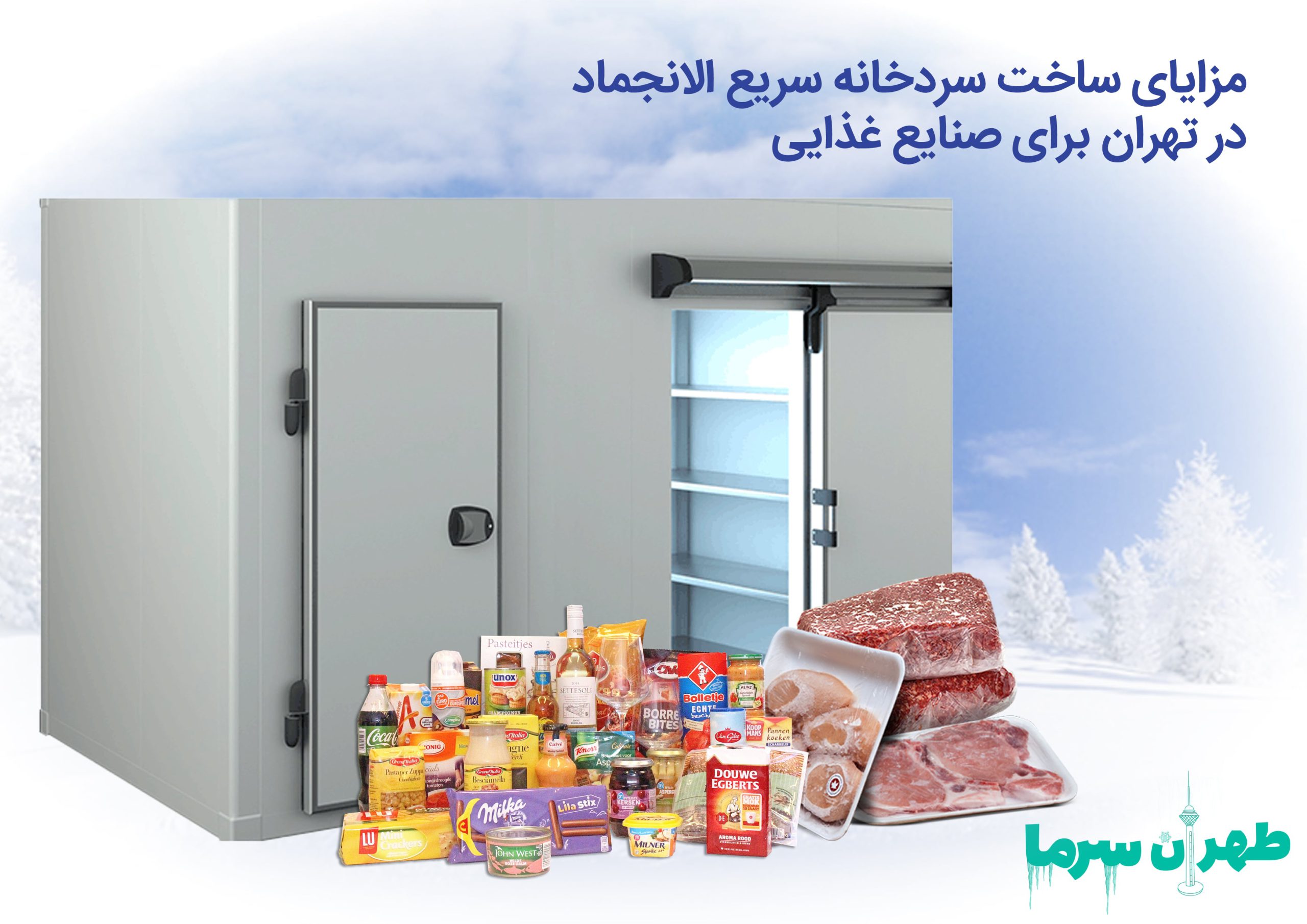 ساخت سردخانه سریع ‌الانجماد در تهران