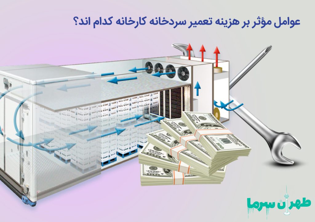 عوامل موثر بر هزینه تعمیر سردخانه کارخانه