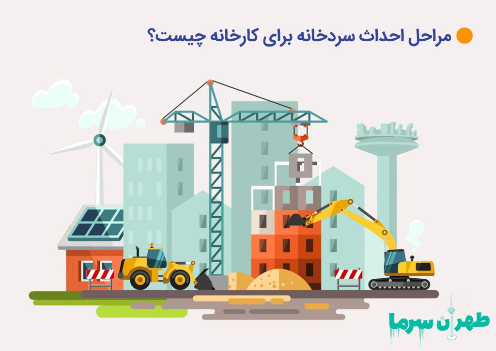 مراحل احداث سردخانه برای کارخانه چیست؟