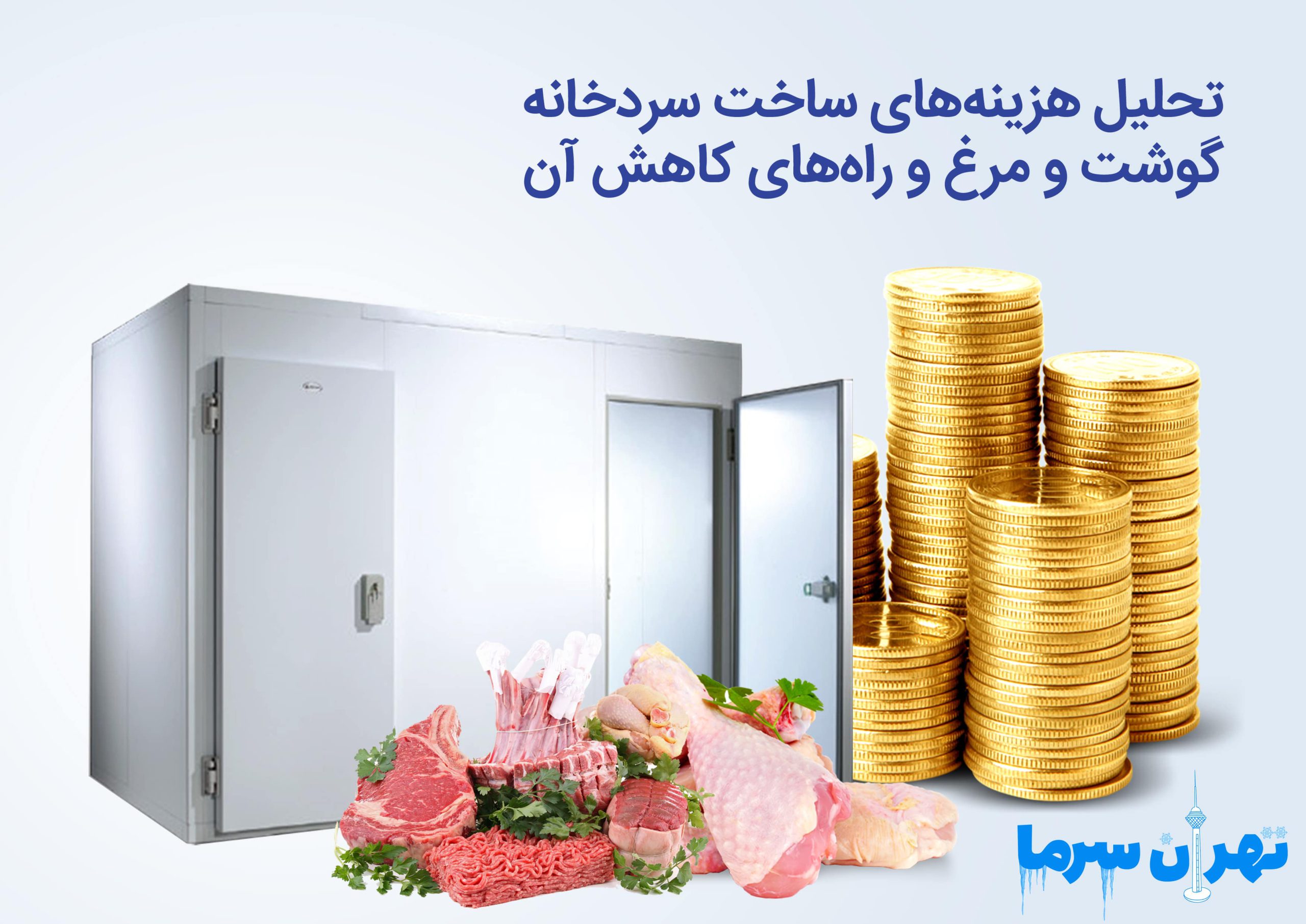 تحلیل هزینه‌های ساخت سردخانه گوشت و مرغ و راه‌های کاهش آن