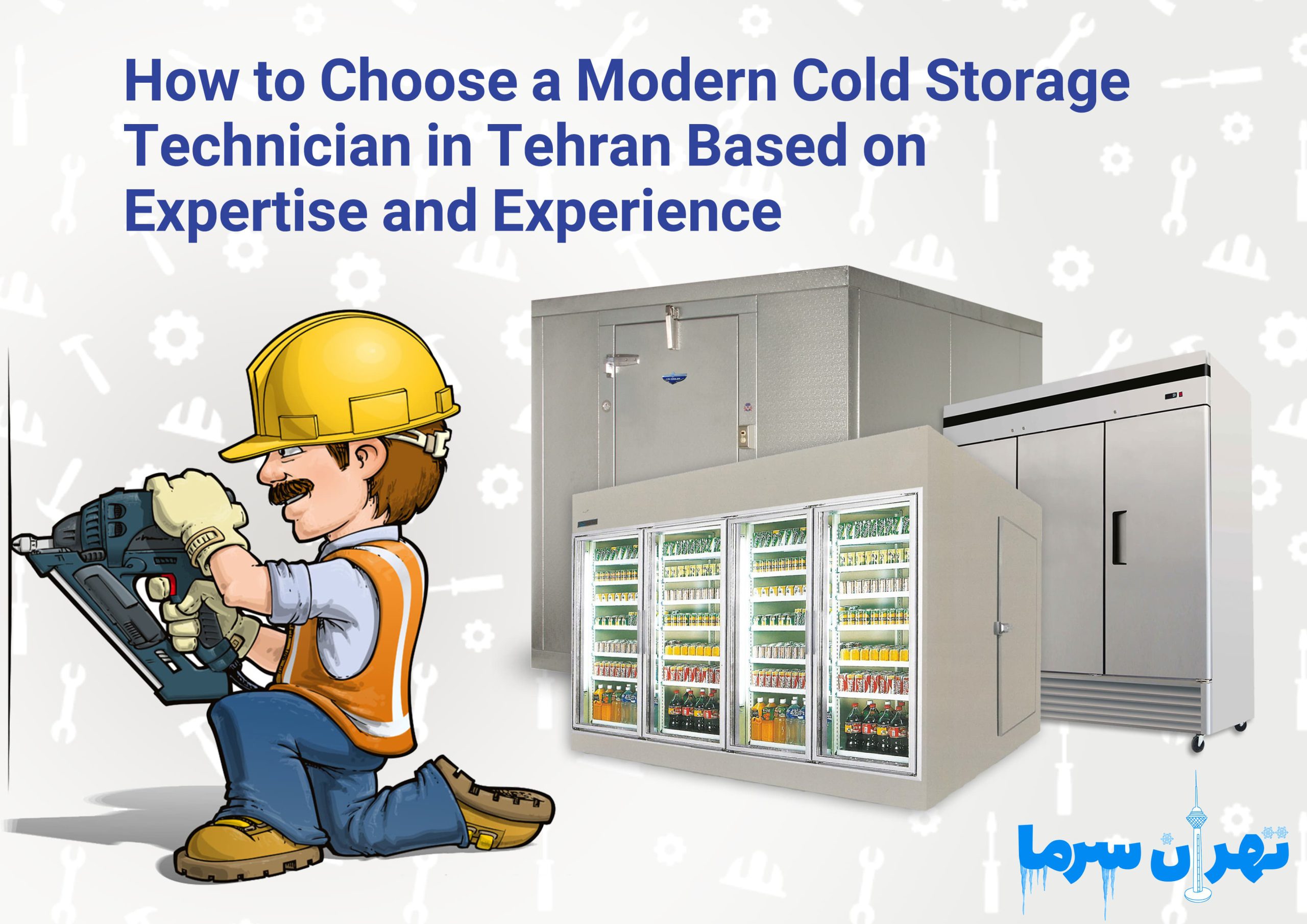 Repairman of modern cold storages in Tehran