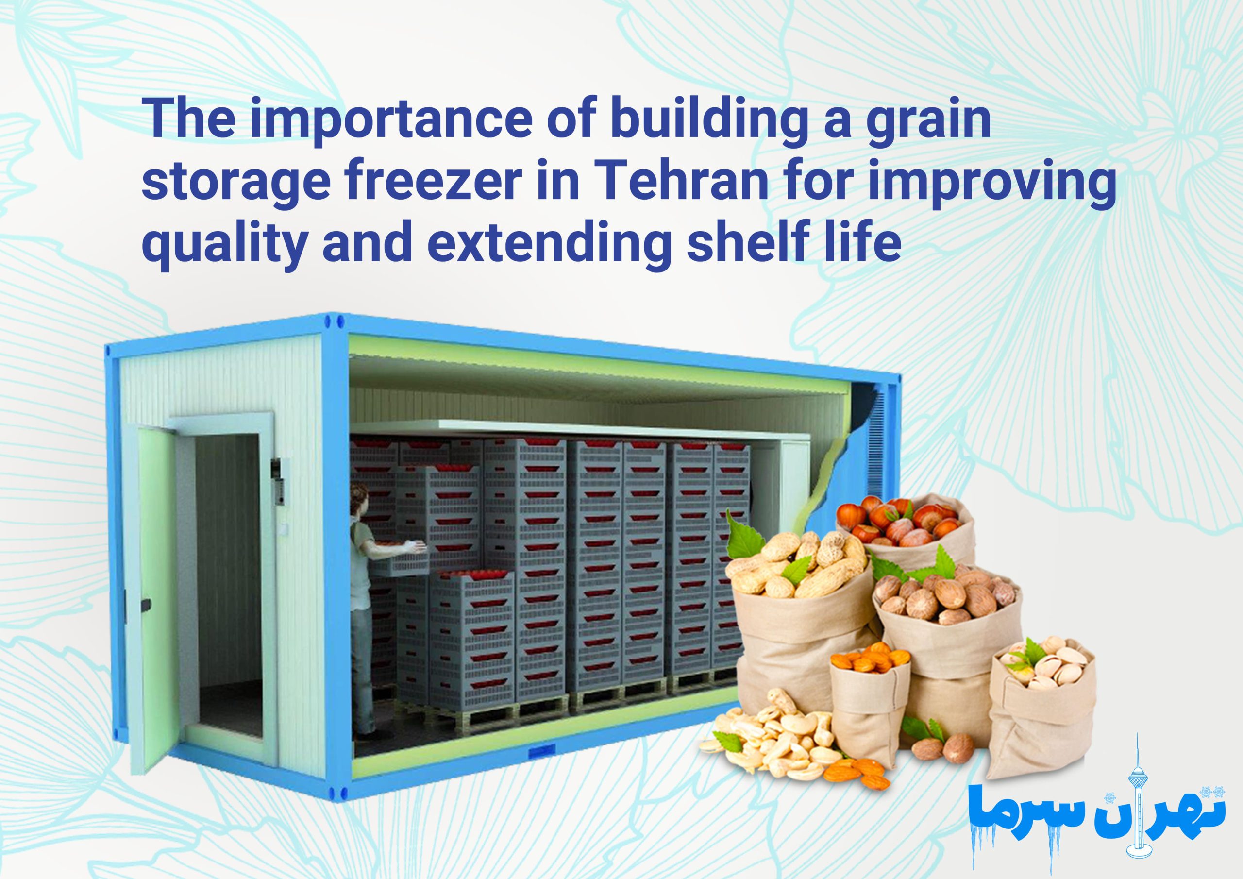 Construction of cold storage of beans in Tehran