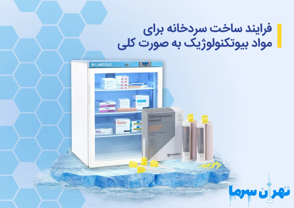 ساخت سردخانه برای مواد بیوتکنولوژی