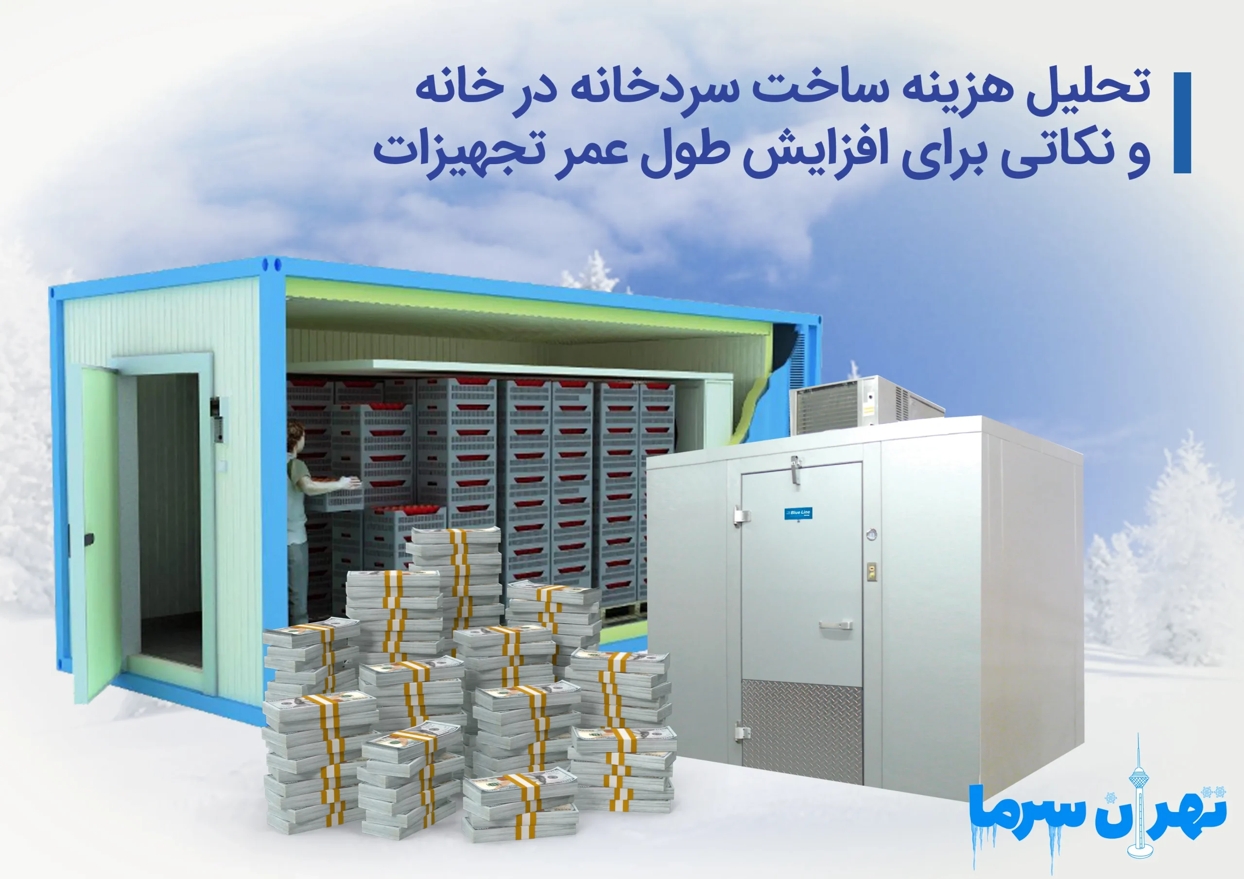 هزینه ساخت سردخانه در خانه