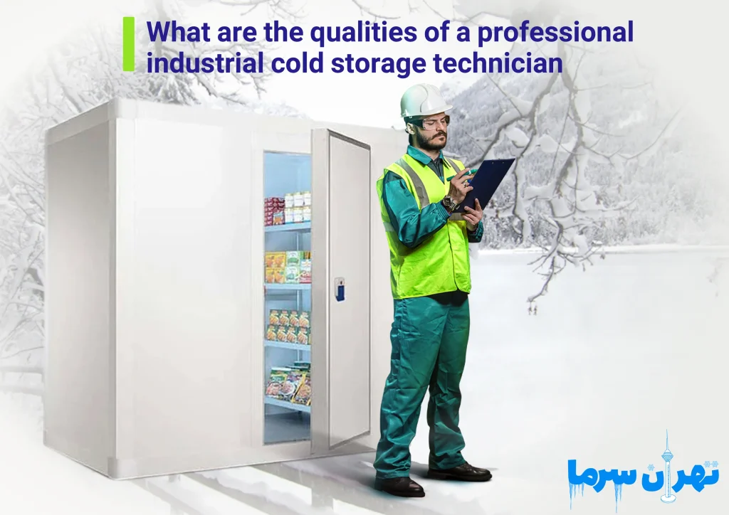 Professional industrial refrigeration repairman in Tehran