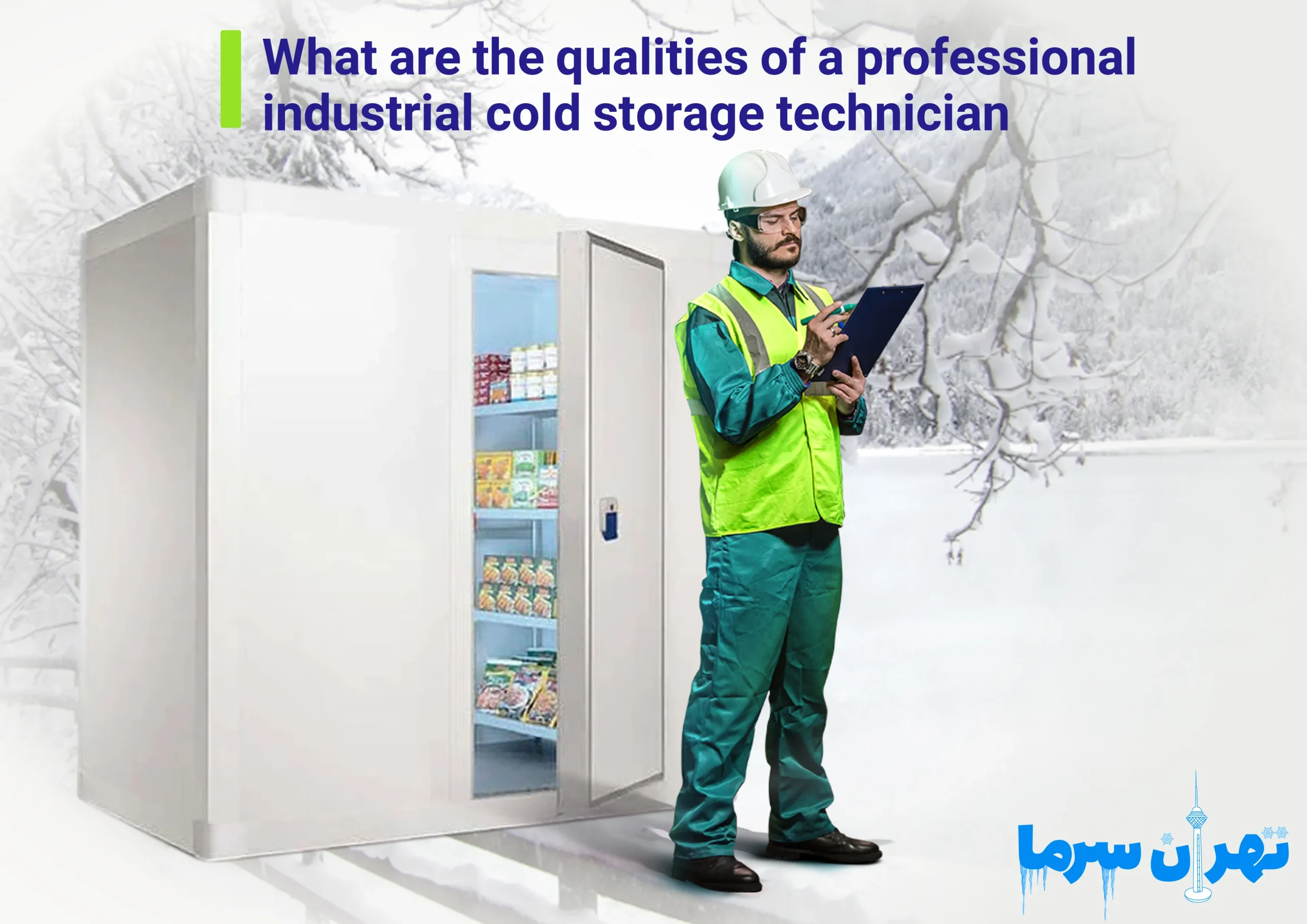 Professional industrial refrigeration repairman in Tehran